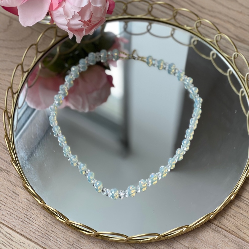 Handmade Beautiful Sea Foam Green necklace